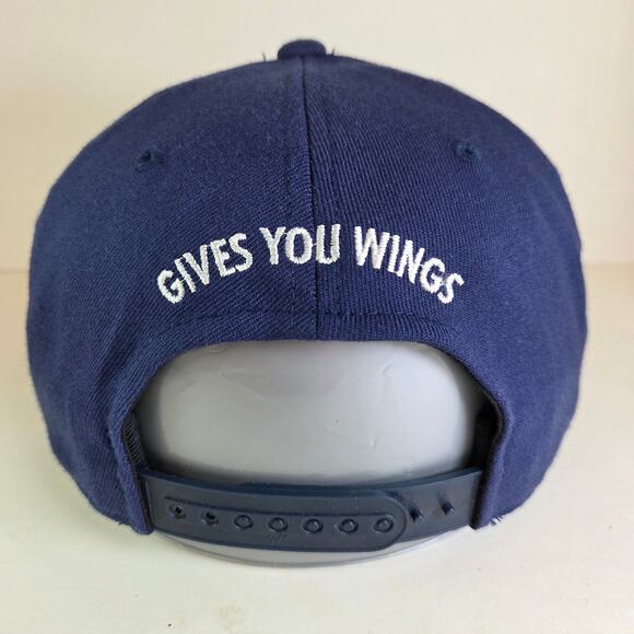 Red Bull Snapback Hat Blue Flat Brim Adjustable Racing Cap Vietnam - Picture 3 of 9